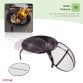 54cm Portable Folding Firepit Outdoor Garden Patio Heater BBQ Barbecue Grill