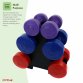 12kg Vinyl Hand Dumbbell Workout Weight Set Including Stand