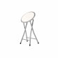 White Padded Folding Breakfast Kitchen Bar Stool Seat