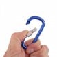 Set of 6 Multi-coloured Hiking Camping Carabiner D-Ring Clip Hooks