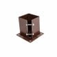 4x Heavy Duty Bolt Down Fence Post Shoe Grip Holder - 100 x 100mm