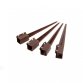 4x Heavy Duty Drive Down Fence Post Anchor Spike Grip Holder - 100 x 750mm