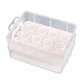 2 Tier Cupcake Cake Holder Portable Storage Carrier