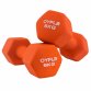 Pair of 5kg Hex Anti Roll Neoprene Non Slip Hand Dumbbells Workout Weights