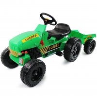 Childrens Pedal Ride on Green Super Kids Bucket Loader Tractor - £49.99 ...