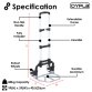 80kg Heavy Duty Folding Foldable Hand Trolley Sack Truck Cart