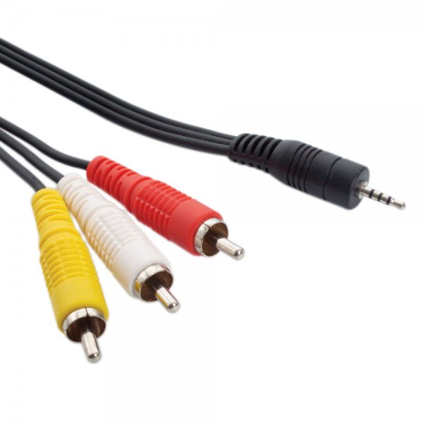 3.5mm to RCA Male Audio Cable 1.5 Meter 