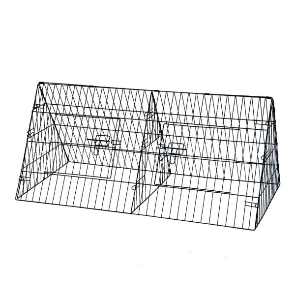 Triangular guinea hot sale pig run