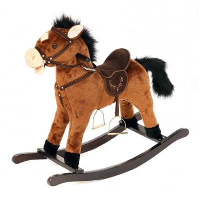 Childrens Kids Toy Rocking Horse with Neighing Sound