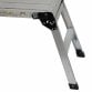 150kg Folding Aluminium Work Platform Step Up Bench Ladder EN131