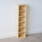 6 Tier Beech Wooden CD DVD Game Book Shelf Storage Tower Rack - Fits 102 CDs