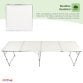 8ft Folding Outdoor Camping Kitchen Extending Work Top Table