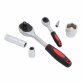 94pc 1/4" & 1/2" Socket Ratchet Screwdriver Bit Set with Case