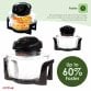 12L Litre Black Portable Halogen Convection Oven Cooker 1400W