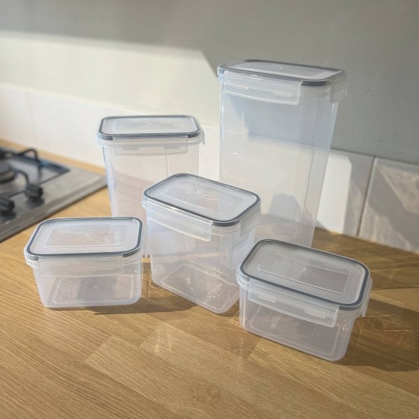 Semfri Food Storage Containers with Lids for Kitchen Organization 14 Pack  Plastic Kitchen Storage Containers for Pantry Organization and Storage 