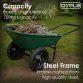 Heavy Duty Two Wheeled 70L Garden Wheelbarrow Pneumatic Tyre