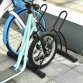 Double Heavy Duty Bike Bicycle Floor Parking Stand Holder Storage Rack