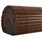 1m x 3m Brown PVC Outdoor Garden Fencing Privacy Screen Roll