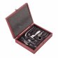 9pc Wine Opener Accessory Gift Set with Rabbit Corkscrew Bottle Pourers Stopper