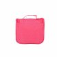 Waterproof Rose Red Hanging Toiletries Travel Wash Bag with Compartments