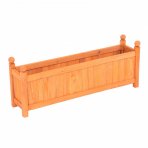 Large Garden Wooden Flower Planter Ornamental Plant Pot