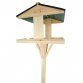 Traditional Wooden Outdoor Garden Bird Table Feeding Station