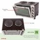 30 Litre Electrical Mini Compact Oven Kitchen Mate c/w 2 Hot Plates, And Timer