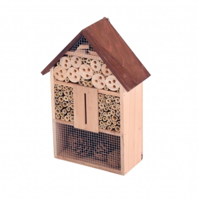 Wooden Stick Bee Wildlife Insect Hotel House Garden Nest Shelter Box Habitat