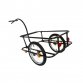 Bike Trailer Trolley with Coupling & Pneumatic Tyre 90L Cargo
