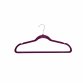 Pack of 20 Purple Non-Slip Space Saving Velvet Clothes Garment Coat Suit Hangers