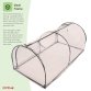 Small 2m Tunnel Growhouse Garden Plant Greenhouse with PVC Cover