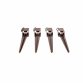 4x Heavy Duty Drive Down Fence Post Anchor Spike Grip Holder - 75 x 750mm