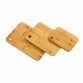 3 Piece Bamboo Wooden Chopping Cutting Board Kitchen Set