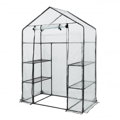 3-Tier 4 Shelf Mini Walk-in Growhouse Garden Greenhouse