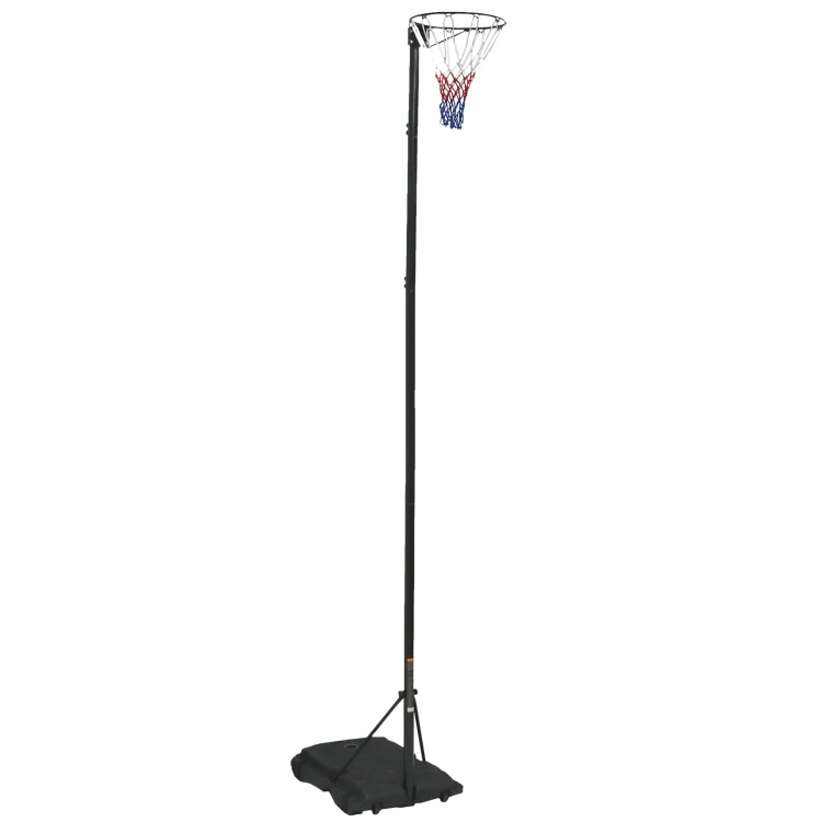 Pro Spec Adjustable Netball Net Post - Black 3.05m - Click Image to Close