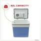 24L 240V AC & 12V DC Coolbox Hot Cold Portable Electric Cool Box