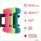 12kg Neoprene Hand Dumbbell Workout Weight Set Including Stand