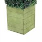 Set of 2 Artificial Topiary Boxwood Pyramid Trees 90cm Indoor Outdoor Decoration