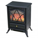1850W Log Burner Flame Effect Electric Fireplace Stove Heater