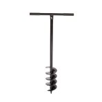 Post Hole Fence Manual Hand Drill Digger Earth Auger 150mm 6