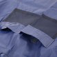 Portable Kids Toy Blue Drawstring Storage Bag Play Mat with Mesh Pockets