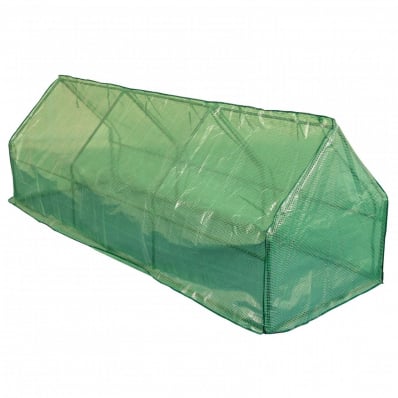 Large Steeple Growhouse Garden Plant Greenhouse with Plastic Mesh Cover