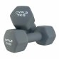 Pair of 7kg Hex Anti Roll Neoprene Non Slip Hand Dumbbells Workout Weights