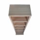 6 Tier Beech Wooden CD DVD Game Book Shelf Storage Tower Rack - Fits 102 CDs