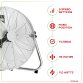18" Chrome 3 Speed Free Standing Gym Fan