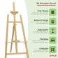 5ft 1500mm Wooden Pine Tripod Studio Canvas Easel Art Stand