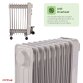 2000W 9 Fin Portable Oil Filled Radiator Electric Heater