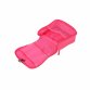 Waterproof Rose Red Hanging Toiletries Travel Wash Bag with Compartments