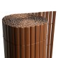 1m x 5m Brown PVC Outdoor Garden Fencing Privacy Screen Roll