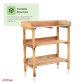 Wooden Potting Table Flower Plant Workbench Garden Greenhouse